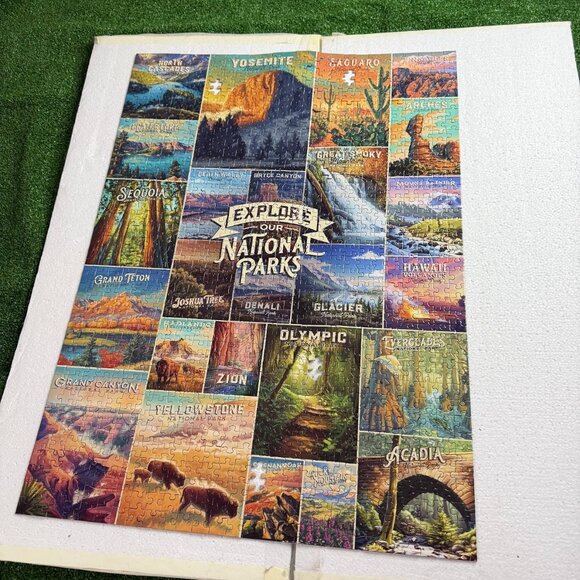 Explore Our National Parks 1000 Pieces Jigsaw Puzzle Made in USA by Latern Press - Picture 2 of 14
